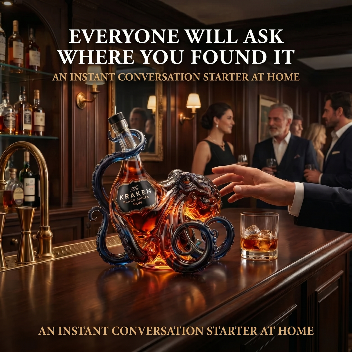 Kraken Octopus Whiskey Decanter – Limited Collector’s Edition