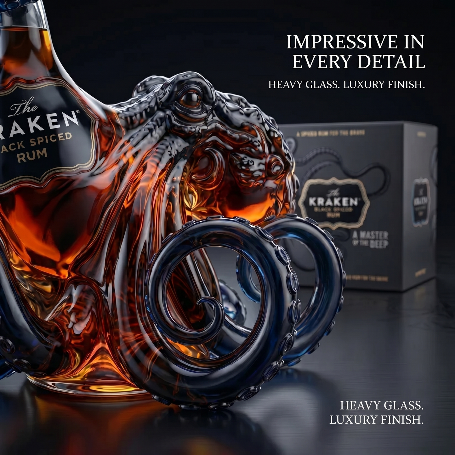 Kraken Octopus Whiskey Decanter – Limited Collector’s Edition
