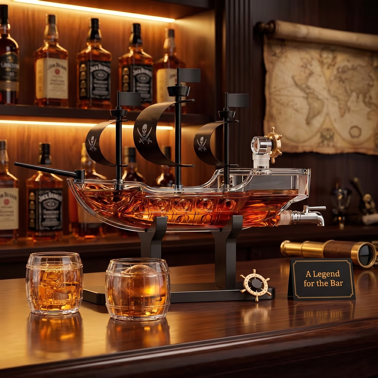Black Pearl Ship Display Set – Limited Collector’s Edition